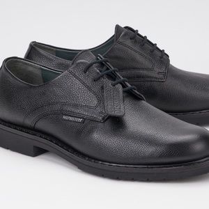 Mephisto Air-Relax Goodyear  Black Leather Shoes